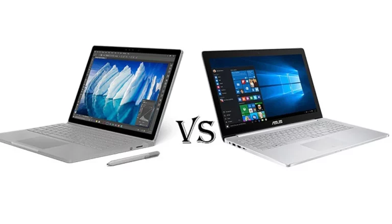 مقایسه سرفیس بوک با زن بوک پرو
