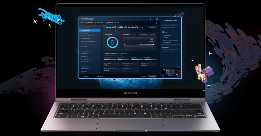 راهنمای استفاده از Samsung Magician نرم افزار مدیریت SSD های سامسونگ