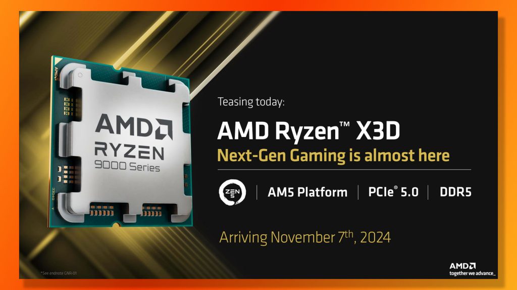 پردازنده گیمینگ AMD Ryzen 9000X3D