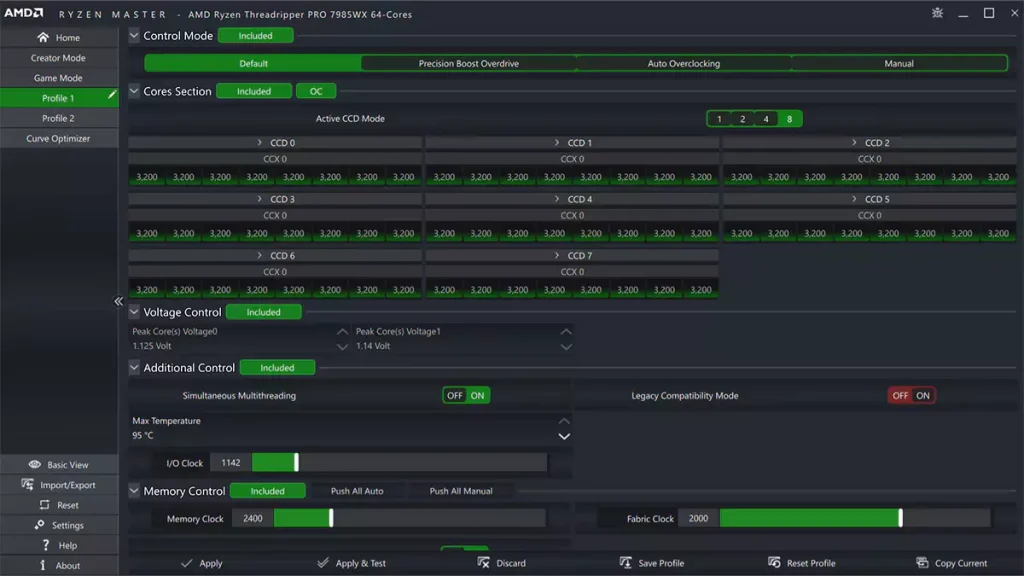 نسخه جدید Ryzen Master 2.14.1