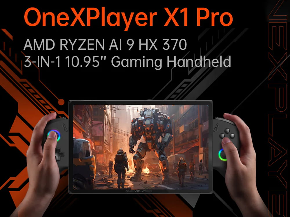 معرفی کنسول دستی OneXPlayer X1 Pro : نسل جدید با پردازنده Ryzen AI 9 HX 370<span class='yasr-stars-title-average'><div class='yasr-stars-title yasr-rater-stars'
                           id='yasr-overall-rating-rater-e96e717257e6c'
                           data-rating='5'
                           data-rater-starsize='16'>
                       </div></span>