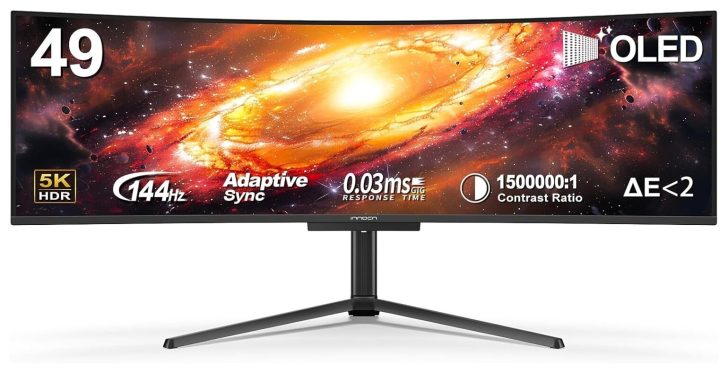 مانیتور خمیده 49 اینچی 5K2K OLED