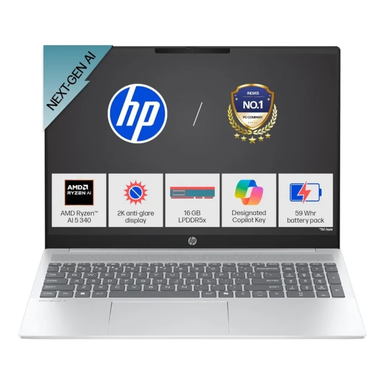 لپ‌تاپ‌ های جدید HP OmniBook 5 وارد بازار هند شدند؛ ترکیبی از قدرت و هوش مصنوعی<span class='yasr-stars-title-average'><div class='yasr-stars-title yasr-rater-stars'
                           id='yasr-overall-rating-rater-6c9d6b38abdf4'
                           data-rating='4.9'
                           data-rater-starsize='16'>
                       </div></span>