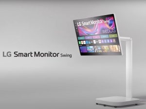 مانیتور Smart Monitor Swing شرکت ال جی رونمایی شد : مانیتور هوشمند چرخ‌دار<span class='yasr-stars-title-average'><div class='yasr-stars-title yasr-rater-stars'
                           id='yasr-overall-rating-rater-8e111b62d4a48'
                           data-rating='5'
                           data-rater-starsize='16'>
                       </div></span>