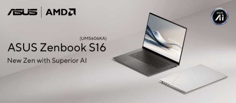 معرفی لپ‌ تاپ Zenbook S16 ایسوس : تمرکز بر هوش مصنوعی با پردازنده Ryzen AI 7 و نمایشگر OLED با نرخ تازه‌سازی ۱۲۰ هرتز<span class='yasr-stars-title-average'><div class='yasr-stars-title yasr-rater-stars'
                           id='yasr-overall-rating-rater-4adffb82b2f6b'
                           data-rating='5'
                           data-rater-starsize='16'>
                       </div></span>