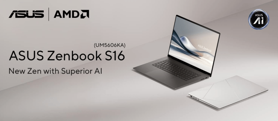 معرفی لپ‌ تاپ Zenbook S16 ایسوس : تمرکز بر هوش مصنوعی با پردازنده Ryzen AI 7 و نمایشگر OLED با نرخ تازه‌سازی ۱۲۰ هرتز<span class='yasr-stars-title-average'><div class='yasr-stars-title yasr-rater-stars'
                           id='yasr-overall-rating-rater-a0b4b1581c8f6'
                           data-rating='5'
                           data-rater-starsize='16'>
                       </div></span>