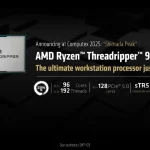 پردازنده‌ های جدید AMD Threadripper 9000