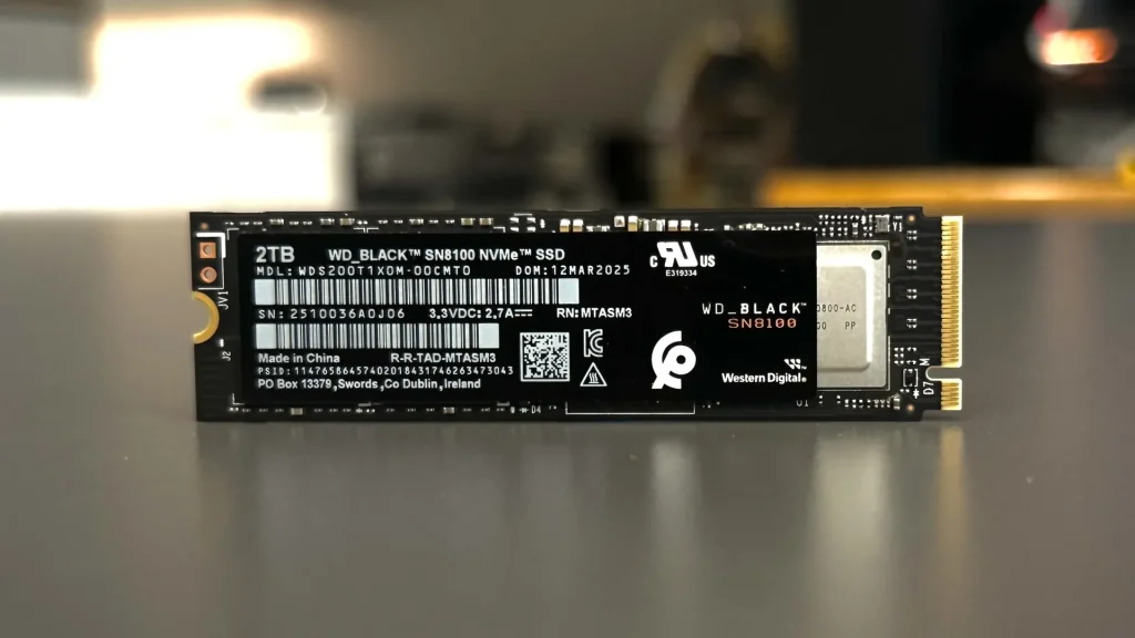 اس اس دی WD Black SN8100