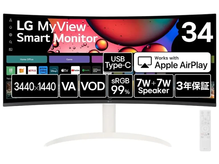 مانیتور 34SR63QA-W ال جی