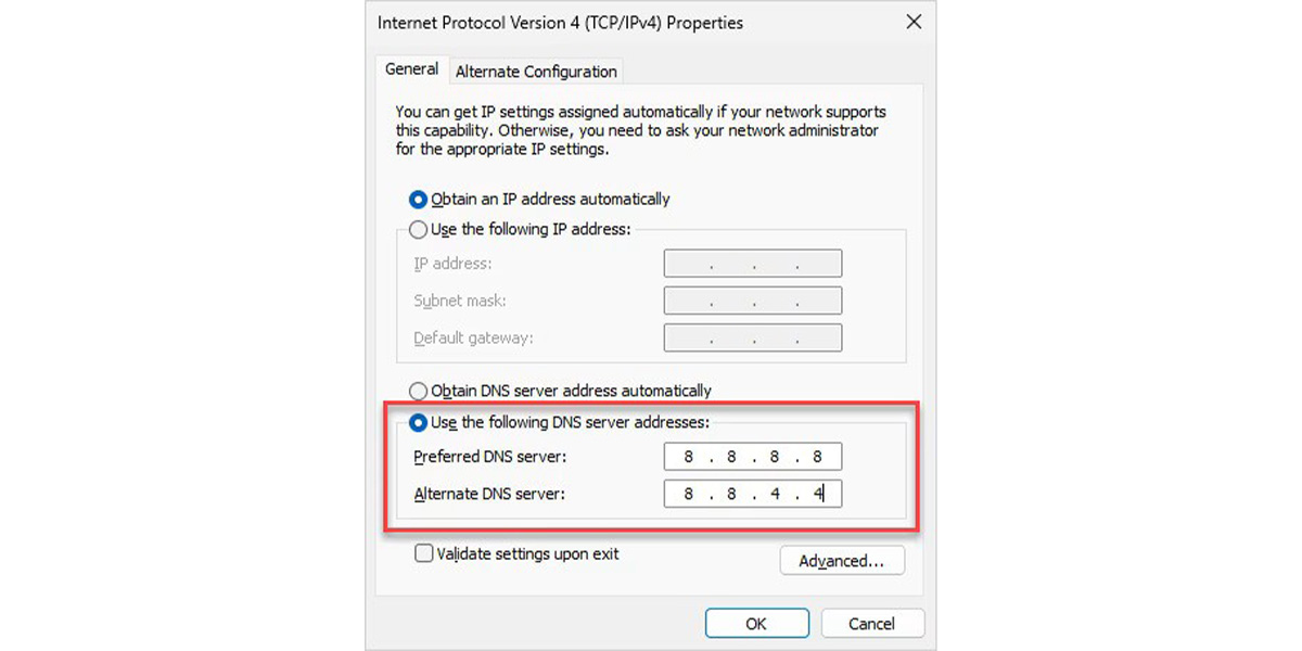 تغییر-تنظیمات-DNS-در-ویندوز-10-و-11