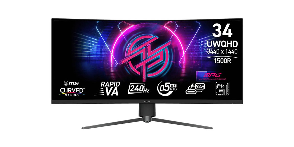 مانیتور-خمیده-34-اینچی-MSI MPG 346CQRF X24