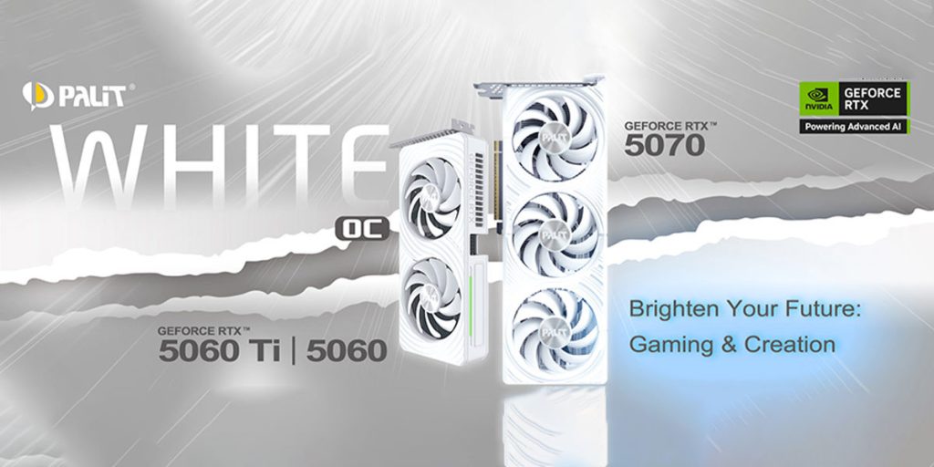 کارت-گرافیک-های-سری-Palit-NVIDIA-GeForce-RTX-50-WHITE