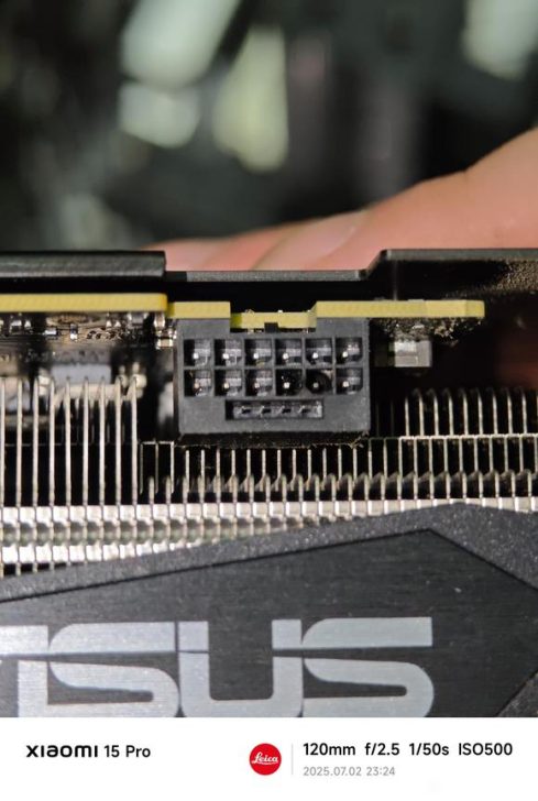 کانکتور 12VHPWR کارت گرافیک RTX 3060 Ti
