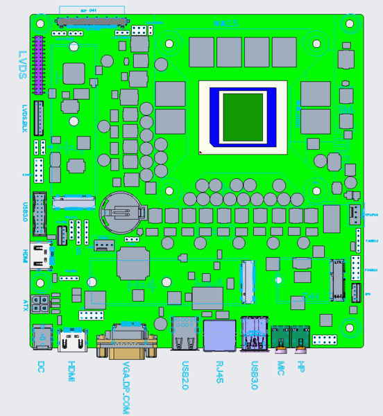 مادربرد mini-ITX مدل STHT1