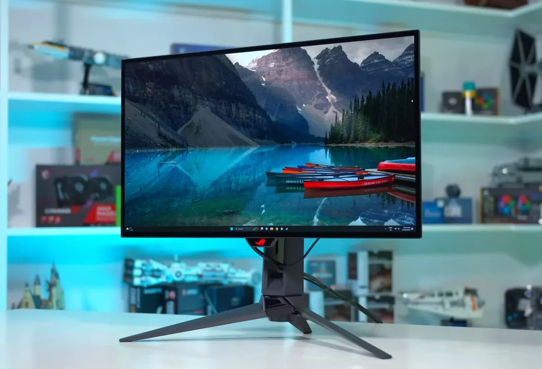 خرید بهترین مانیتور 27 اینچی ROG Swift OLED PG27AQDM از برند Asus