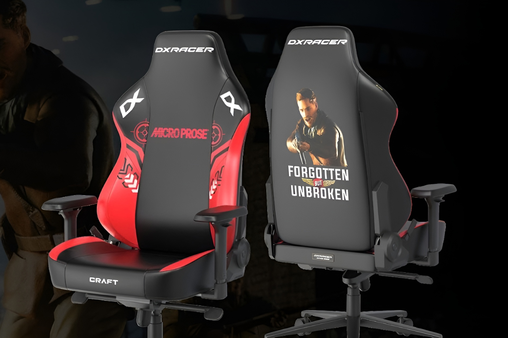صندلی گیمینگ لیمیتد ادیشن از برند DXRacer با الهام از بازی Forgotten but Unbroken