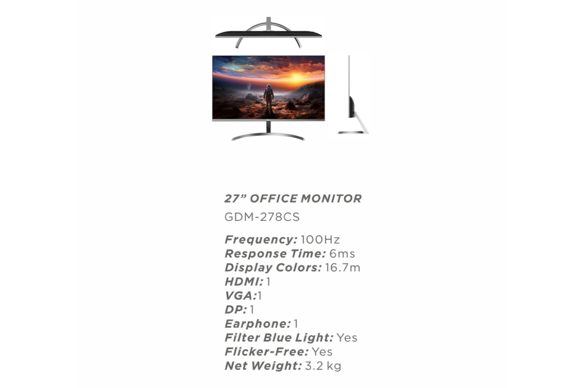 G-plus مدل GDM-278CS
