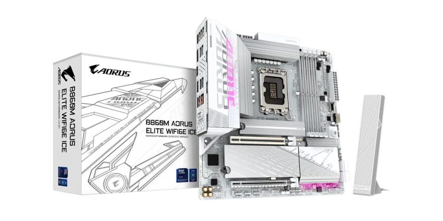 مادربرد-گیگابایت-مدل-B860M-AORUS-ELITE-WIFI6E-ICE