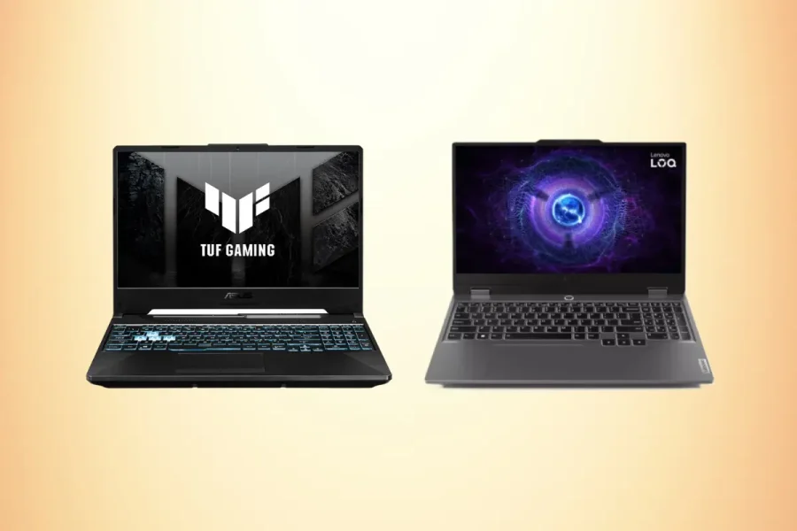 لپ‌ تاپ‌های گیمینگ Lenovo LOQ و ASUS ROG