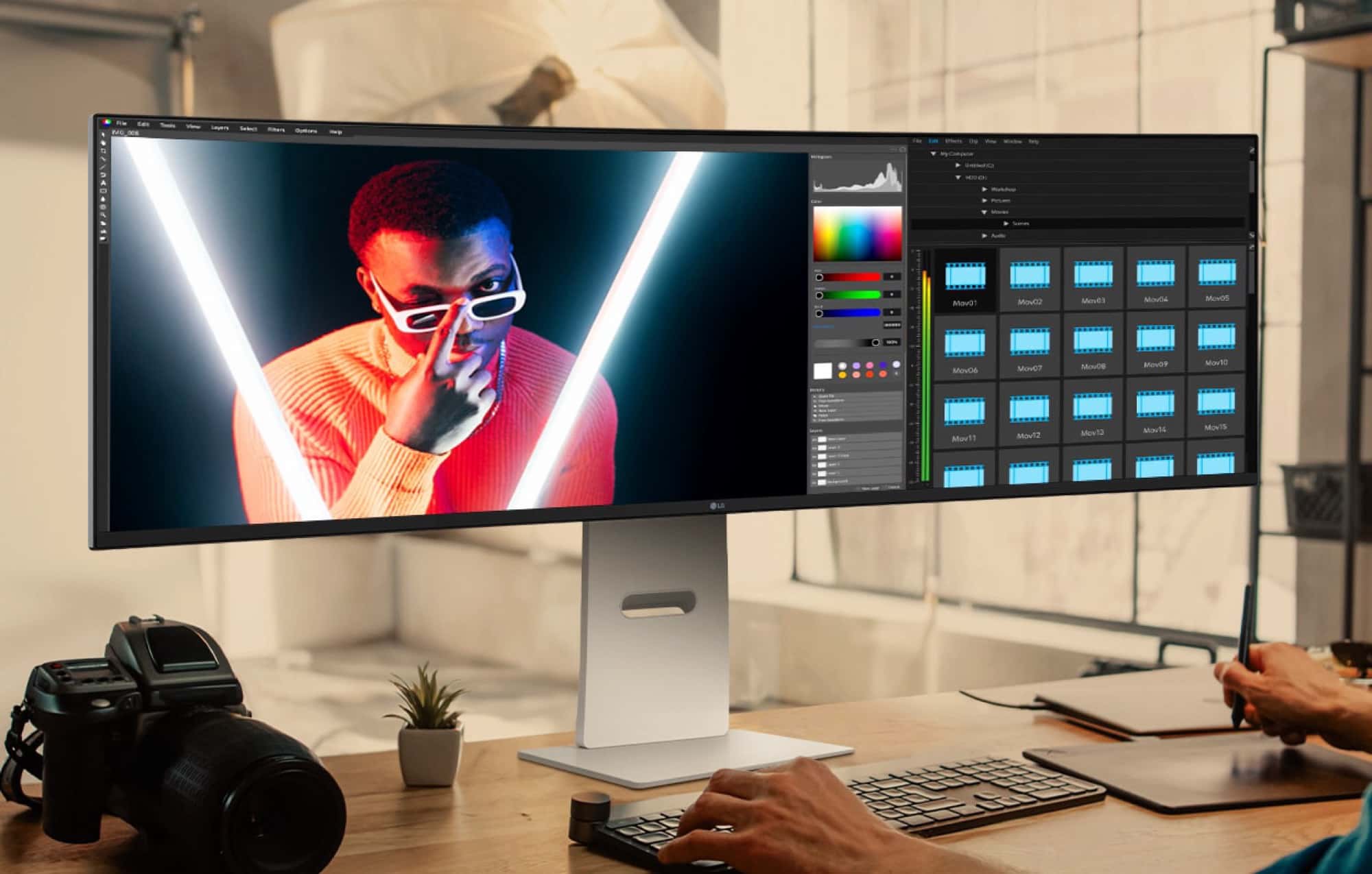 مانیتور UltraWide 49U950A-W ال جی