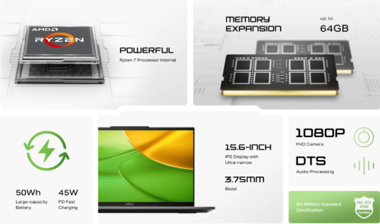 لپ‌ تاپ Infinix XBOOK B15