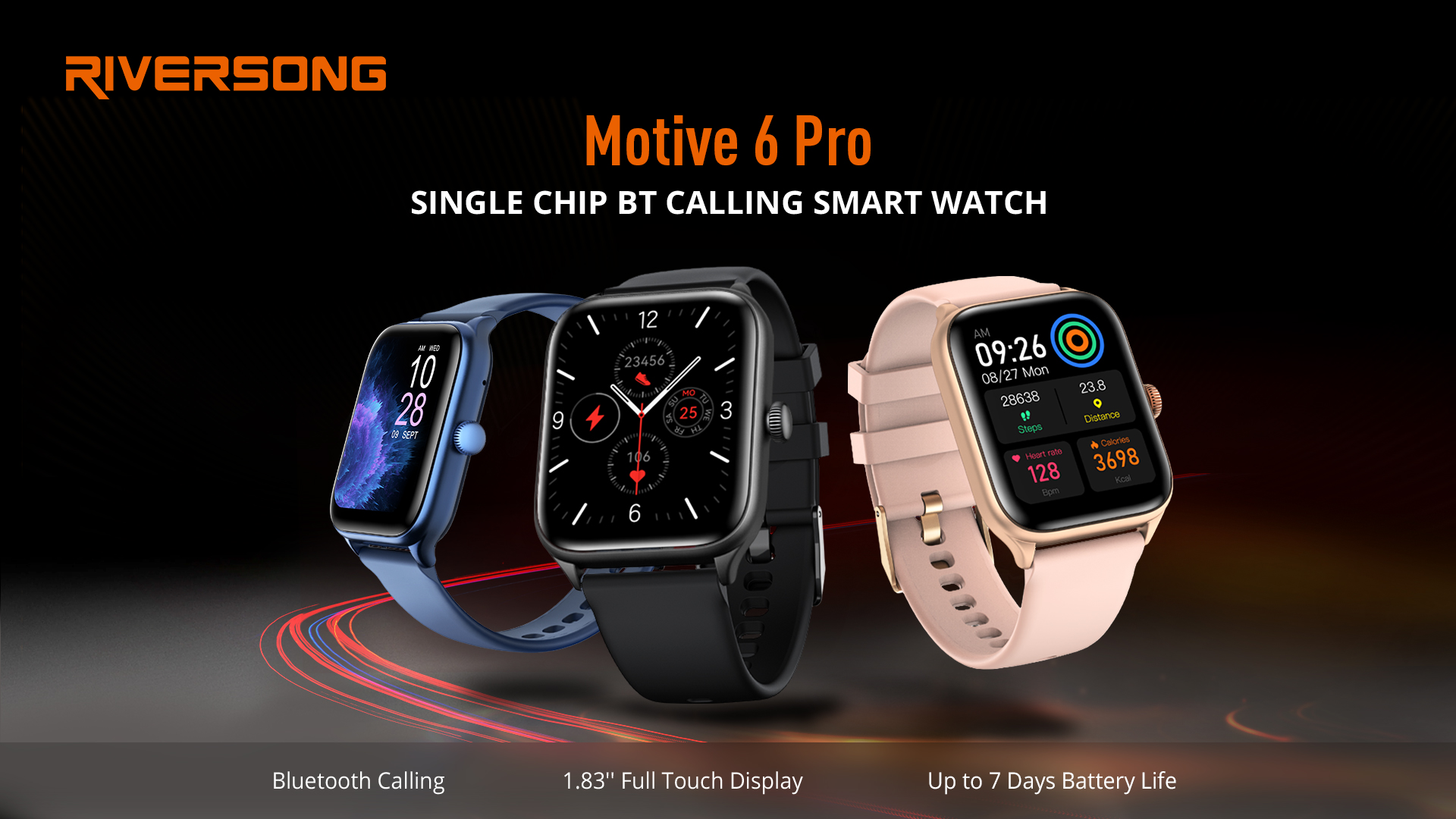 ساعت هوشمند Riversong مدل Motive 6 Pro SW62