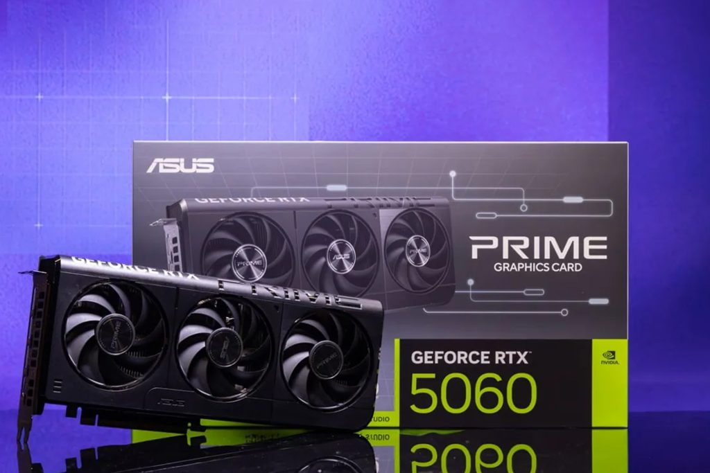 خرید کارت گرافیک ASUS PRIME GeForce RTX 5060 OC Edition