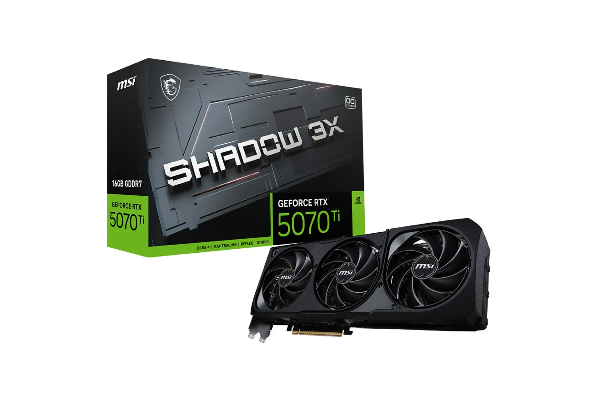 خرید کارت گرافیک GeForce RTX 5070 Ti SHADOW 3X OC 16G