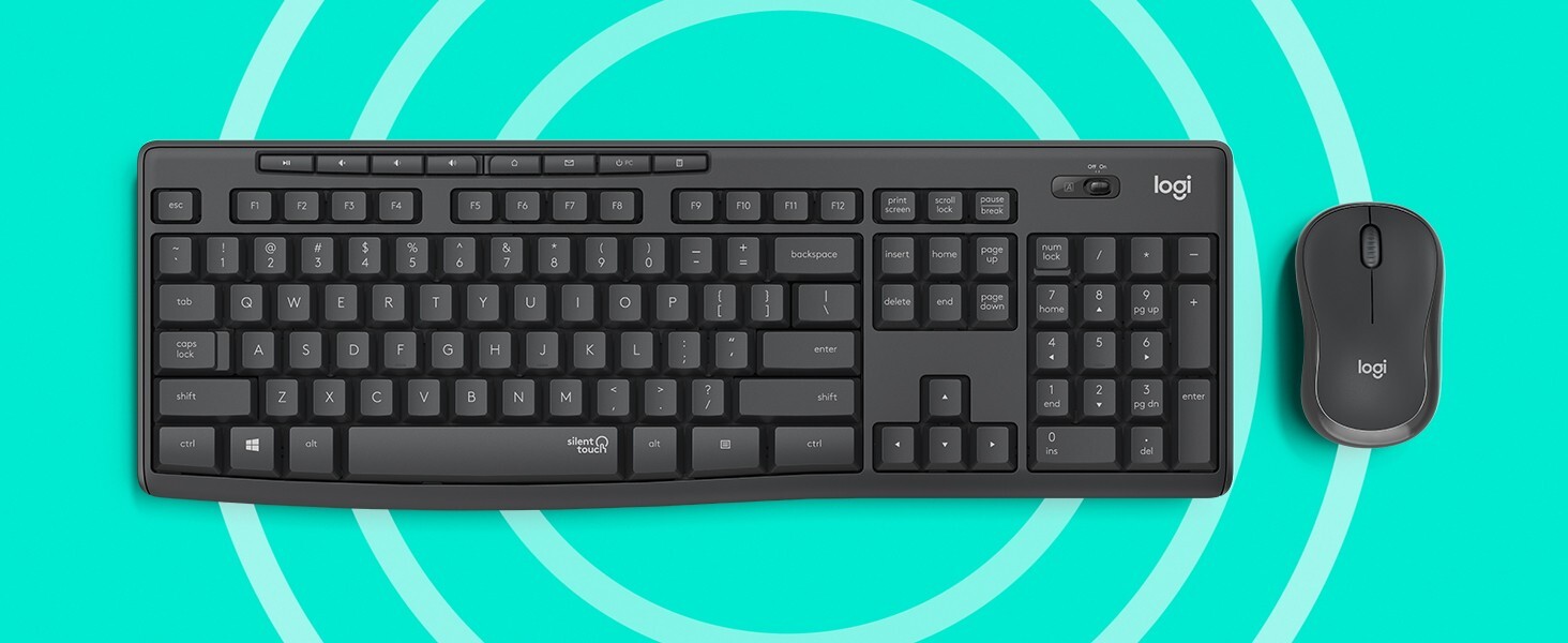 خرید موس و کیبورد کمبو سایلنت Logitech MK295 Silent Wireless Combo