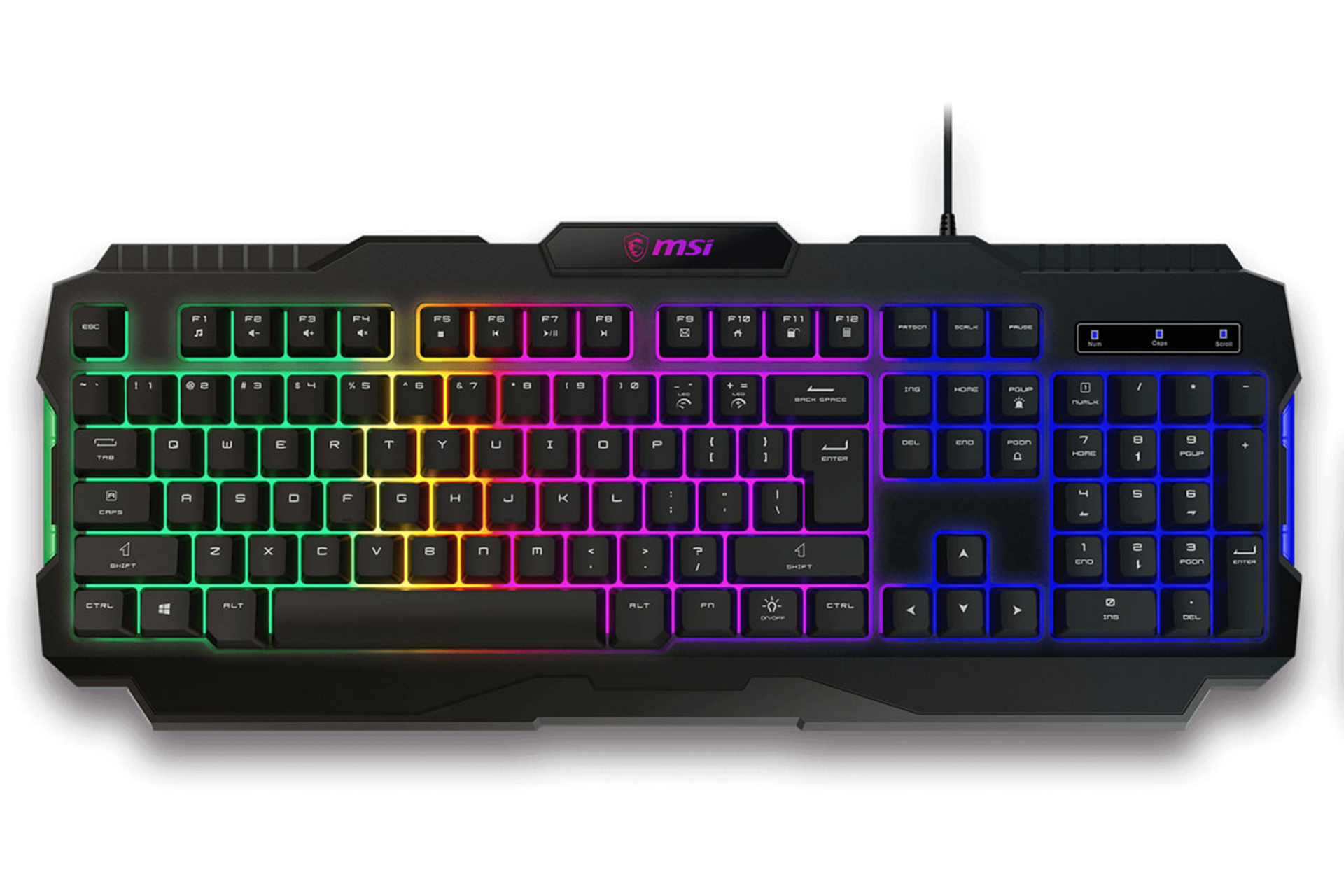 خرید کیبورد گیمینگ سیمی MSI FORGE GK100