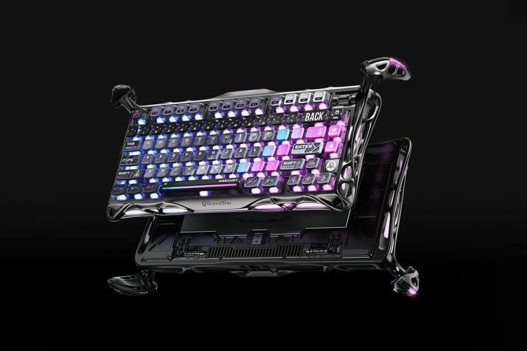 خرید کیبورد مکانیکال گیمینگ Mercury K1 Pro Cyberpunk از برند GravaStar