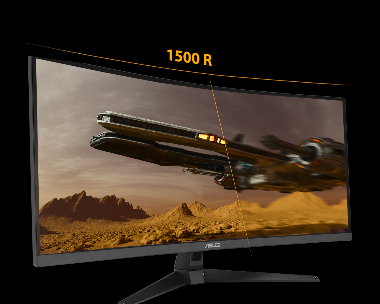 خرید مانیتور گیمینگ TUF Gaming VG34VQ3B از برند Asus
