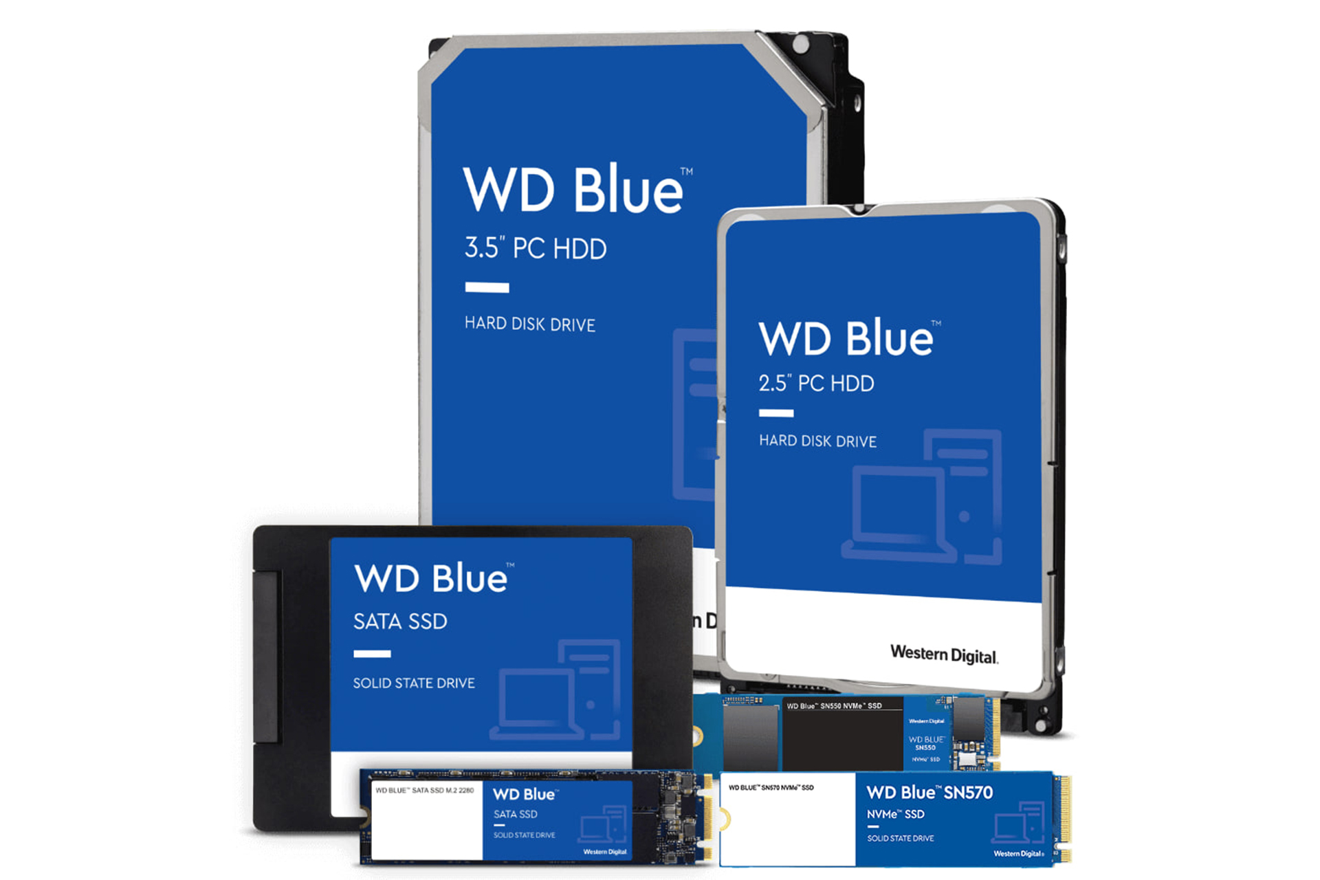 هارد وسترن دیجیتال رنگ آبی