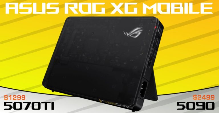 کارت گرافیک‌های اکسترنال ROG XG Mobile ایسوس