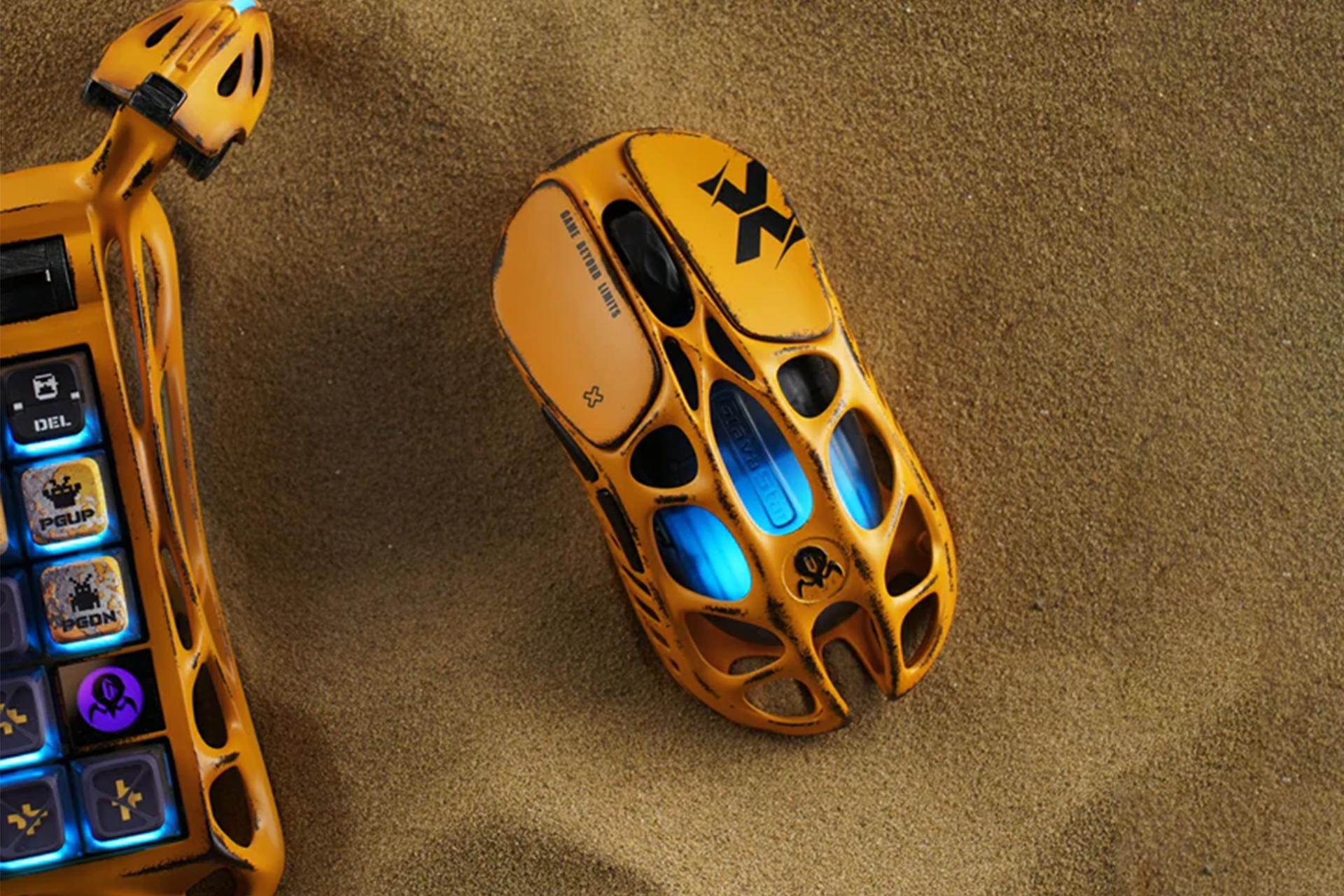 خرید موس گیمینگ Mercury X Battle Worn-Yellow