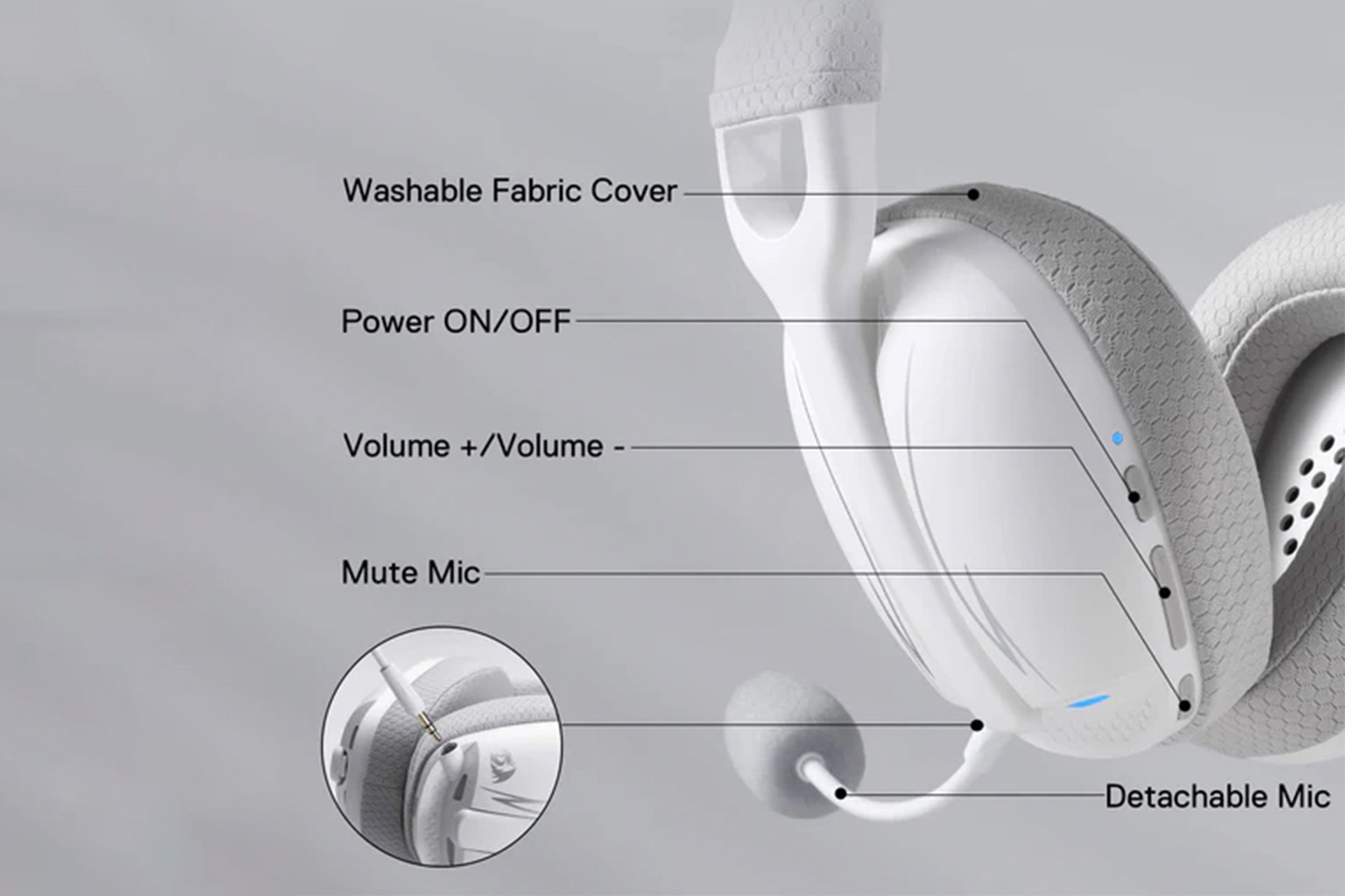 خرید هدست گیمینگ Skuld H878 White