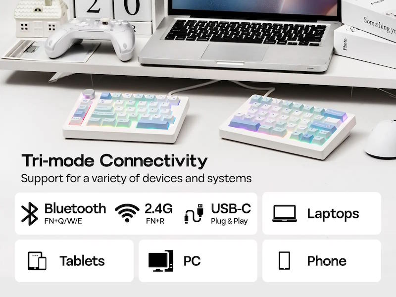 کیبورد ارگونومیک Epomaker Split70