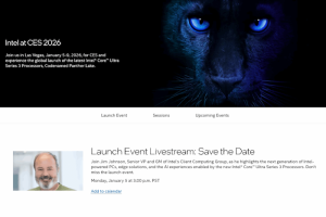 اینتل Core Ultra 300 Panther Lake در CES 2026 رونمایی خواهد شد<span class='yasr-stars-title-average'><div class='yasr-stars-title yasr-rater-stars'
                           id='yasr-overall-rating-rater-19070994d62a4'
                           data-rating='5'
                           data-rater-starsize='16'>
                       </div></span>