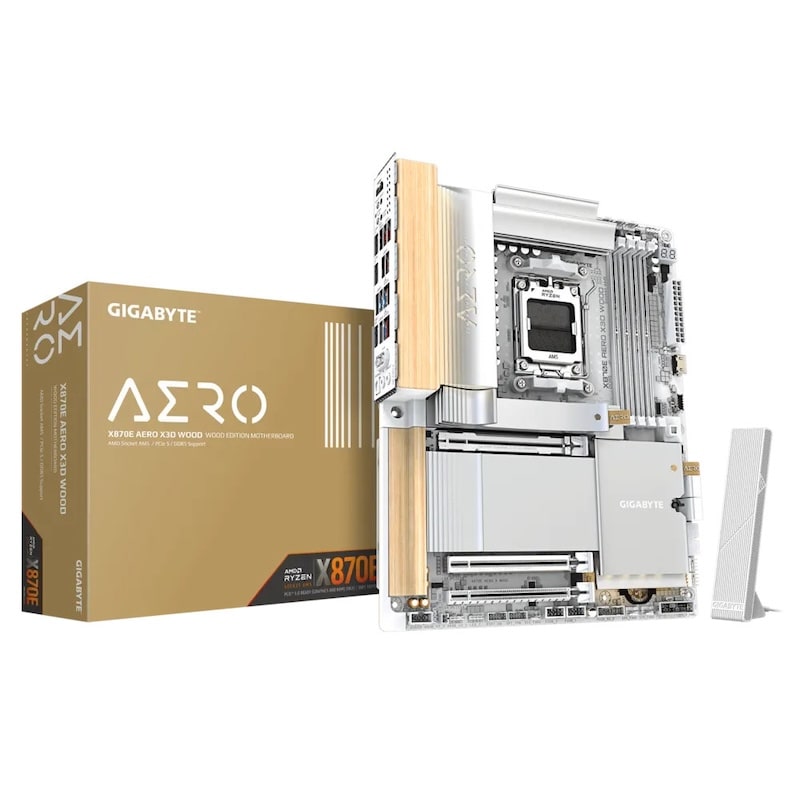مادربرد چوبی X870E AERO X3D گیگابایت