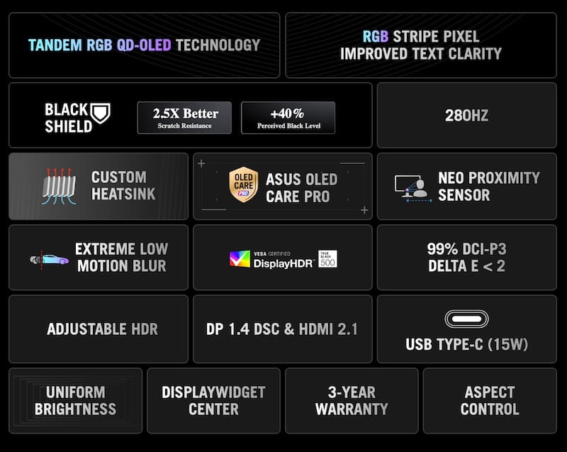 مانیتور گیمینگ ROG Strix OLED XG34WCDMS ایسوس