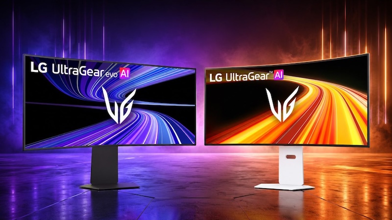 مانیتورهای خمیده OLED جدید ال جی