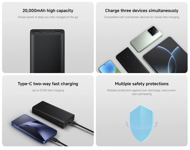 Power Bank 20000 22.5W