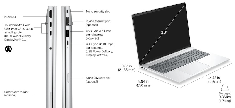 EliteBook 8 G2a 16