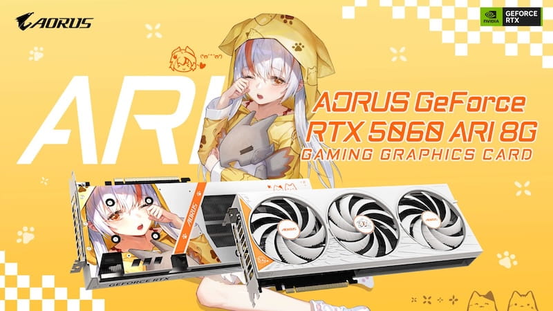 AORUS GeForce RTX 5060 ARI 8G