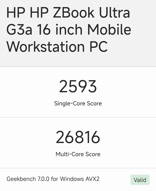 HP ZBook Ultra G3a