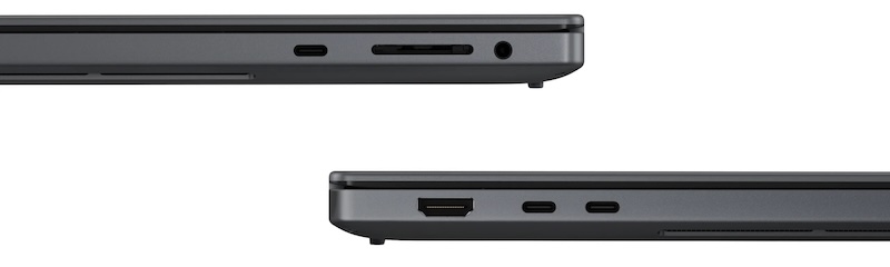 ورودی های لپ تاپ XPS 16 Creator Edition