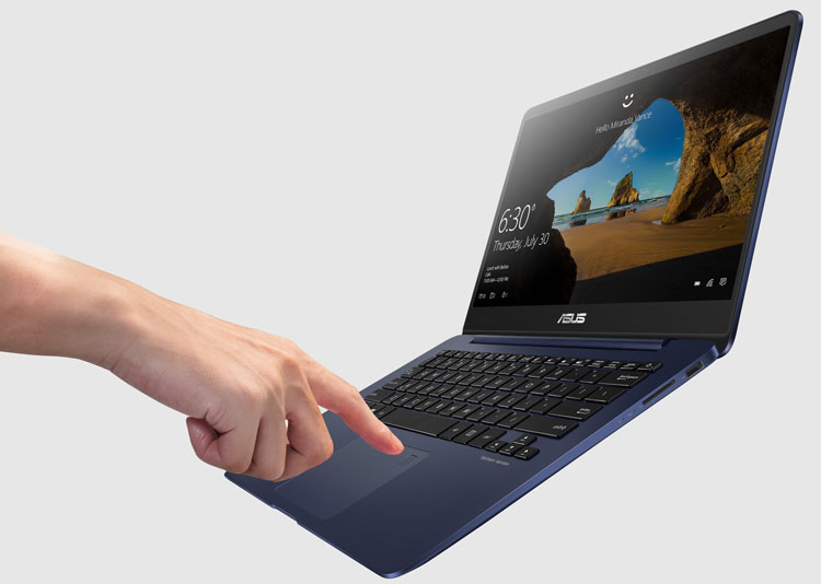 لپ‌ تاپ ZenBook UX430UQ GV168T، ورود با اثر انگشت