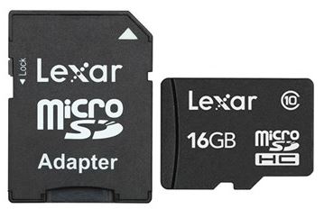مموری کارت (microSDHC)، ظاهر و آداپتور تبدیل به SD