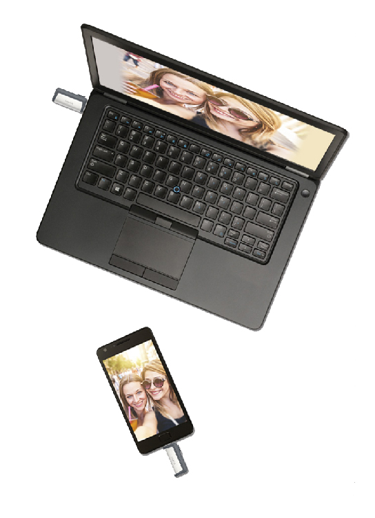 فلشی قابل اتصال به گوشی و لپ تاپ