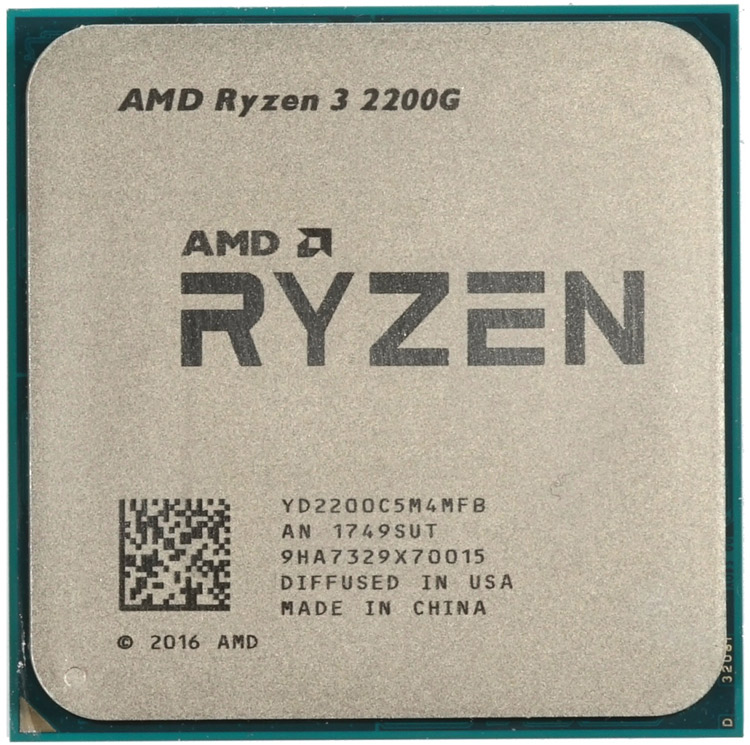پردازنده Ryzen 3 2200G شرکت ای ام دی
